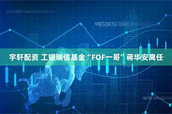 宇轩配资 工银瑞信基金“FOF一哥”蒋华安离任